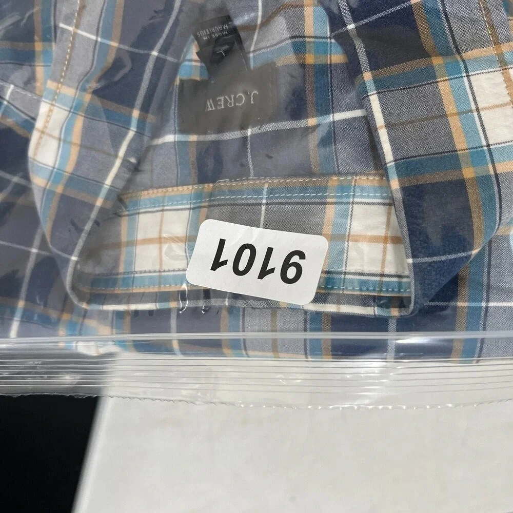 J Crew Plaid Shirt Men L Casual Everyday‎ Workwear Layering Classic Fit Office